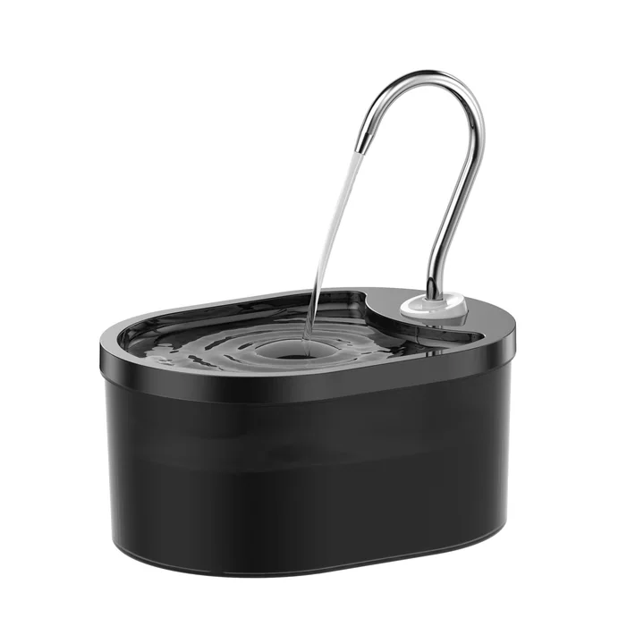 S spout configuration on a black oval PF-02 fountain