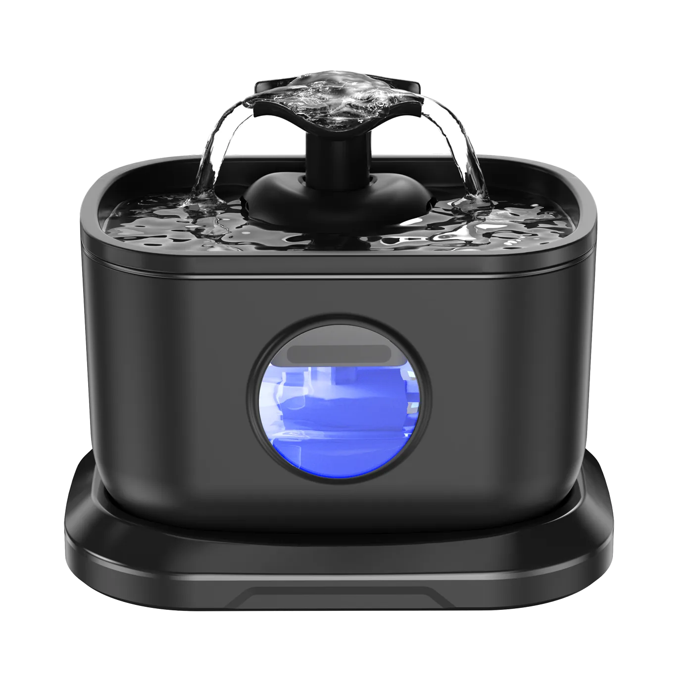 Black CWF-W1 wireless pump cat water fountain