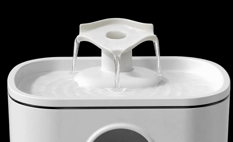 Spout C configuration on a CWF-W1 wireless pump cat water fountain